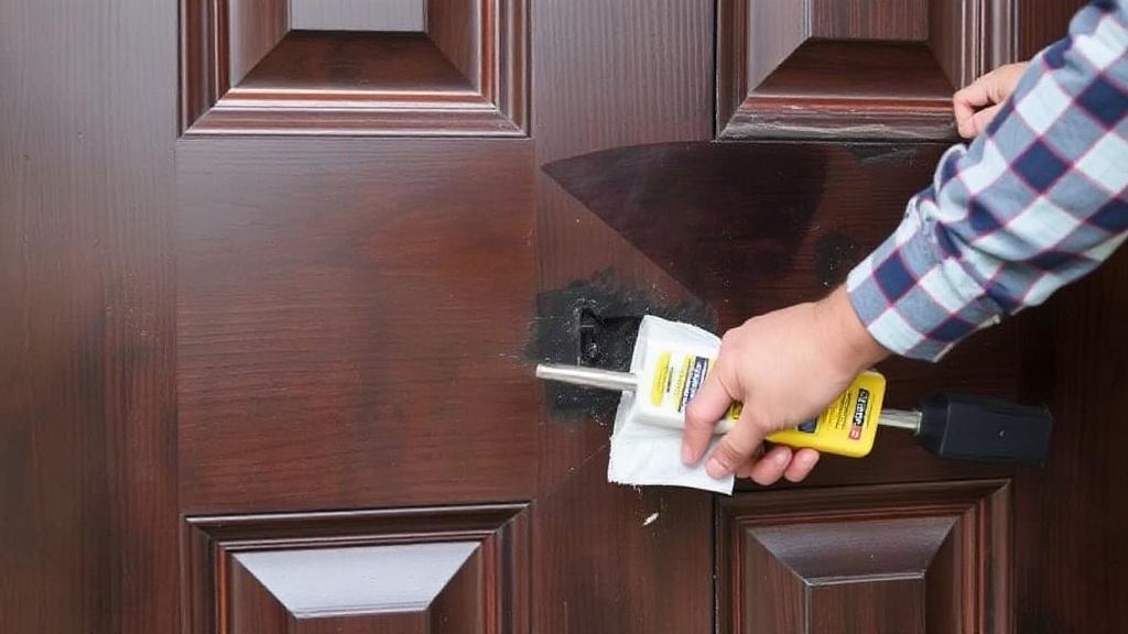 Как восстановить покрытие входной двери после пожара. Когда лучше пригласить мастера Как восстановить покрытие входной двери после пожара. Когда лучше пригласить мастера