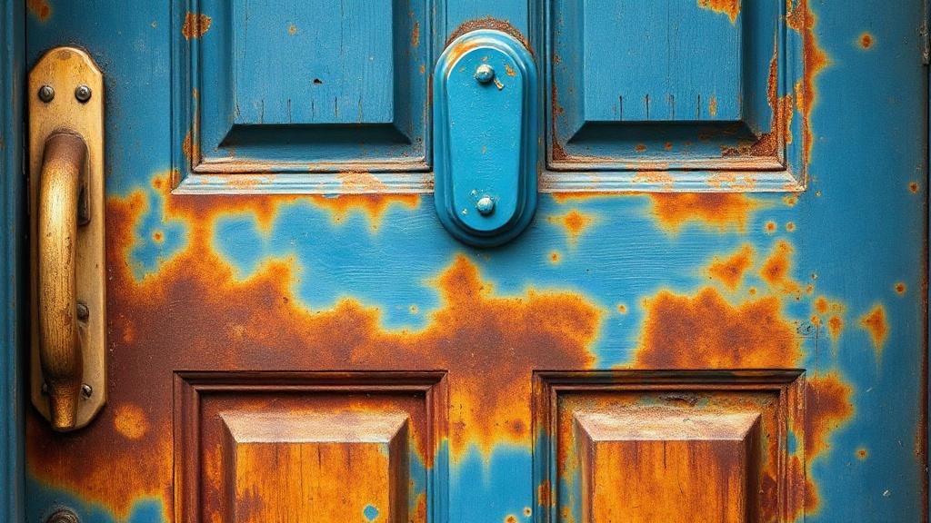 Устранение ржавчины на входной двери: методы и средства. С чего начать осмотр двери